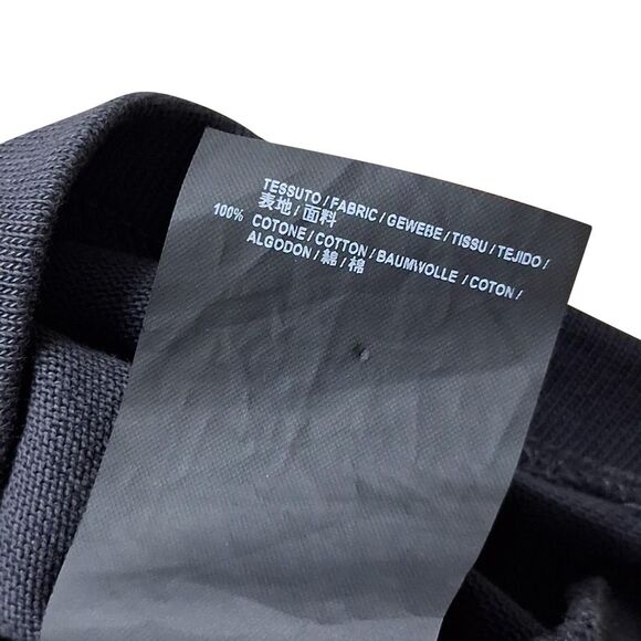 Balenciaga Paneled Drapes T-Shirt in Black Cotton